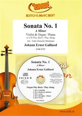 Johann Ernst Galliard: Sonata No. 1: (Arr. John Glenesk Mortimer): Violine mit Begleitung