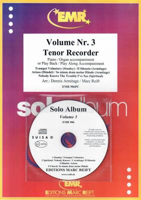 Marc Reift: Solo Album Volume 03: Tenorblockflöte