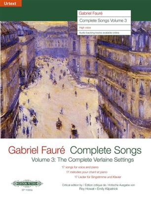 Complete Songs Volume 3 -: Gesang mit Klavier