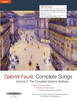 Complete Songs Volume 3: Gesang mit Klavier