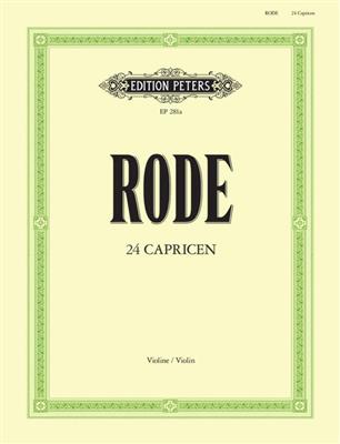 Pierre Rode: 24 Caprices: Violine Solo