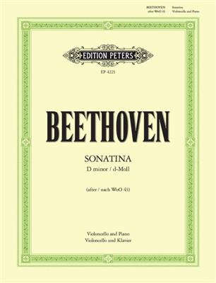 Ludwig van Beethoven: Sonatina In D Minor After WoO 43: Cello mit Begleitung