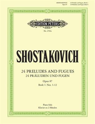 Dimitri Shostakovich: 24 Preludes And Fugues Op.87 - Book 1: Klavier Solo