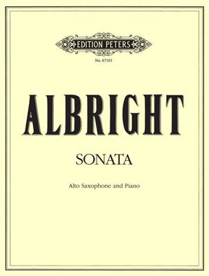 William Albright: Sonata For Alto Saxophone And Piano: Altsaxophon
