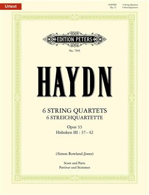 Franz Joseph Haydn: Six String Quartets Op.33 Hob.III: Streichquartett