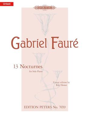 Gabriel Fauré: 13 Nocturnes: Klavier Solo