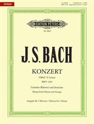 Johann Sebastian Bach: Harpsichord Concerto No.5 In F Minor BWV 1056: Klavier Solo