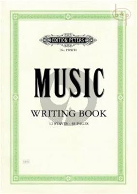 Music Writing Book 12 Staves: Notenpapier