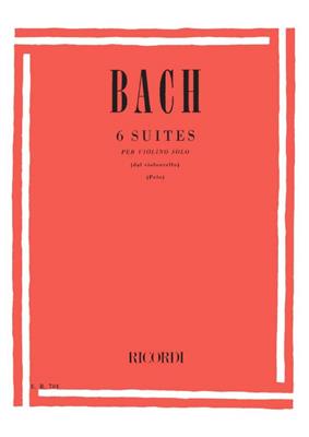 Johann Sebastian Bach: 6 Cello Suites - Violin Solo: Violine Solo