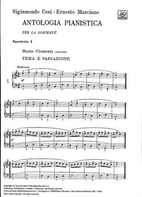 Antologia Pianistica Per La Gioventù - Fasc. I: Klavier Solo