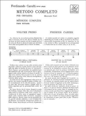Metodo Completo Per Chitarra Vol. 1