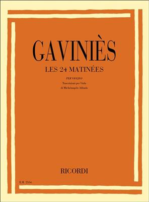 Pierre Gaviniès: 24 Matinees Per Violino: Viola Solo