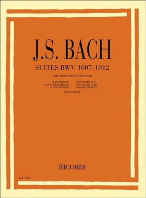 Johann Sebastian Bach: 6 Suites Per Violoncello Solo Bwv 1007 - 1012: Kontrabass Solo