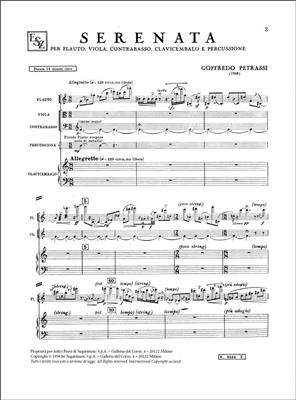 Goffredo Petrassi: Serenata (1958) per 5 strumenti (14’): Kammerensemble
