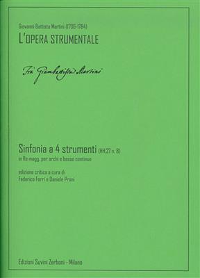 Giovanni Battista Martini: Sinfonia a 4 strumenti: Streichquartett