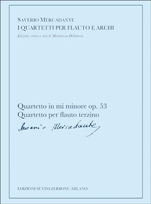 Saverio Mercadante: Quartetto in mi minore op.53: Kammerensemble