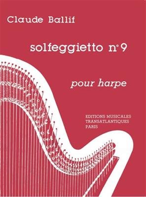 Claude Ballif: Solfeggietto N°9 Op.36: Harfe Solo