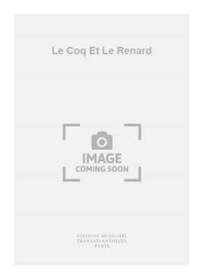 Jean Françaix: Le Coq Et Le Renard: Männerchor mit Klavier/Orgel