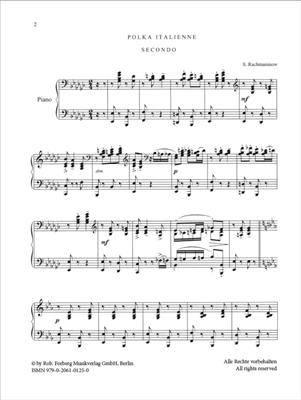 Sergei Rachmaninov: Polka Italienne: Klavier Solo