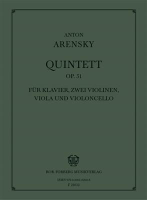 Anton Stepanovich Arensky: Quintett, op.51: Klavierquartett