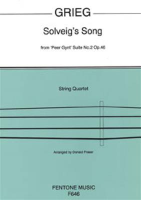 Edvard Grieg: Solveig's Song from 'Peer Gynt': (Arr. Donald Fraser): Streichquartett