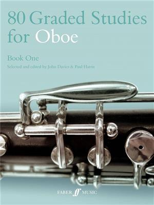J. Davies: 80 Graded Studies For Oboe Book 1: (Arr. Paul Harris): Oboe Solo