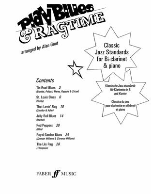 Play Blues & Ragtime: (Arr. Alan Gout): Klarinette mit Begleitung