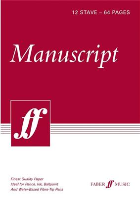 Faber Music Manuscript Paper: Notenpapier