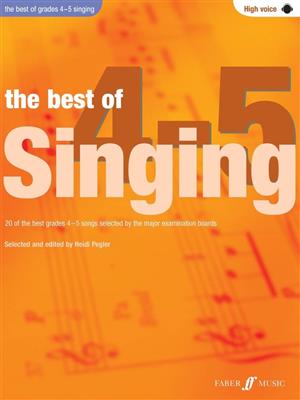 The Best of Singing 4-5 (High Voice): Gesang mit Klavier