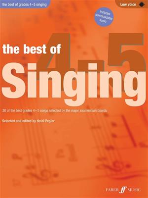 The Best of Singing 4-5 (Low Voice): Gesang mit Klavier