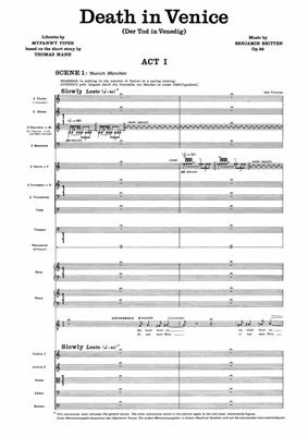 Benjamin Britten: Death In Venice: Orchester