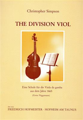 Christopher Simpson: The Division Viol: (Arr. Niggemann): Viola Da Gamba