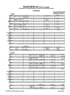 Johann Pachelbel: Magnificat D-Dur: (Arr. Rudolf Lück): Gemischter Chor mit Ensemble