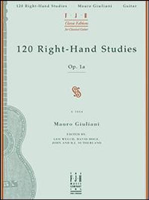 Mauro Giuliani: Right Hand Studies(120) Op.1A: Gitarre Solo