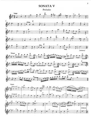 Six Sonatas Vol. 2: (Arr. Keith Elcombe): Altblockflöte mit Begleitung