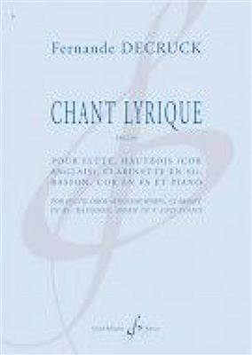 Fernande Decruck: Chant Lyrique Op. 69: Kammerensemble