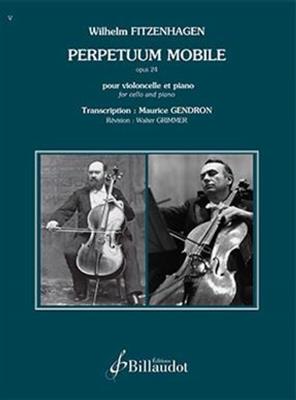 Wilhelm Fitzenhagen: Perpetuum mobile Op. 24: Cello mit Begleitung