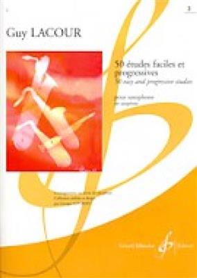 Guy Lacour: 50 Etudes Faciles & Progressives - Volume 2: Saxophon