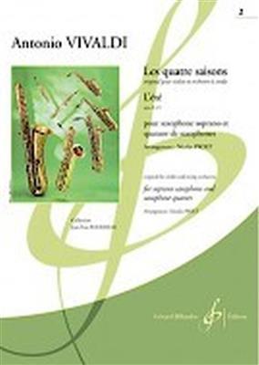 Antonio Vivaldi: Les Quatre Saisons - L'Été Opus 8 N° 2: (Arr. Nicolas Prost): Saxophon Ensemble