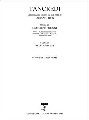 Gioachino Rossini: Tancredi: Gemischter Chor mit Ensemble