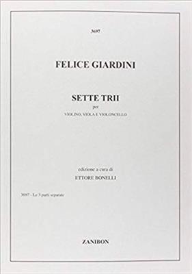 Felice de Giardini: Sette Trii per Violino, Viola e Violoncello: Streichtrio