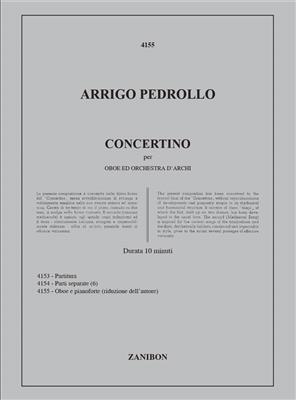 Arrigo Pedrollo: Concertino I Per Oboe E Orchestra D'Archi: Oboe mit Begleitung