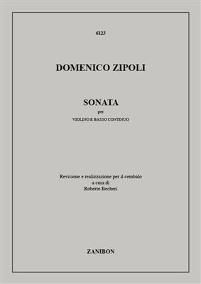 Domenico Zipoli: Sonata Per Violino E Basso Continuo: Violine mit Begleitung