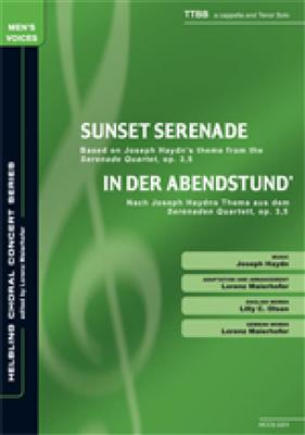 Wolfgang Amadeus Mozart: Sunset Serenade/In der Abendstund': (Arr. Lorenz Maierhofer): Männerchor mit Begleitung