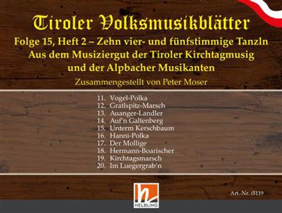 Tiroler Volksmusikblätter - Folge Heft 2: (Arr. Peter Moser): Kammerensemble