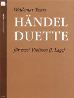 Georg Friedrich Händel: Händel-Duette für 2 Violinen: Violin Duett