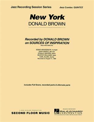 Donald Brown: New York: Jazz Ensemble