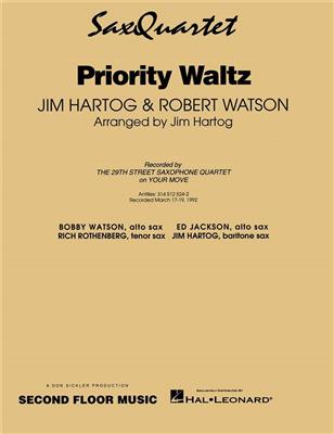 Jim Hartog: Priority Waltz: Saxophon Ensemble