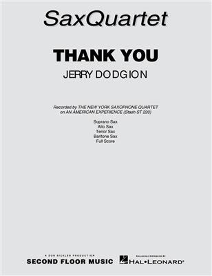 Jerry Dodgion: Thank You: Jazz Ensemble
