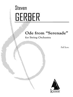 Steven R. Gerber: Ode from Serenade: Streichorchester